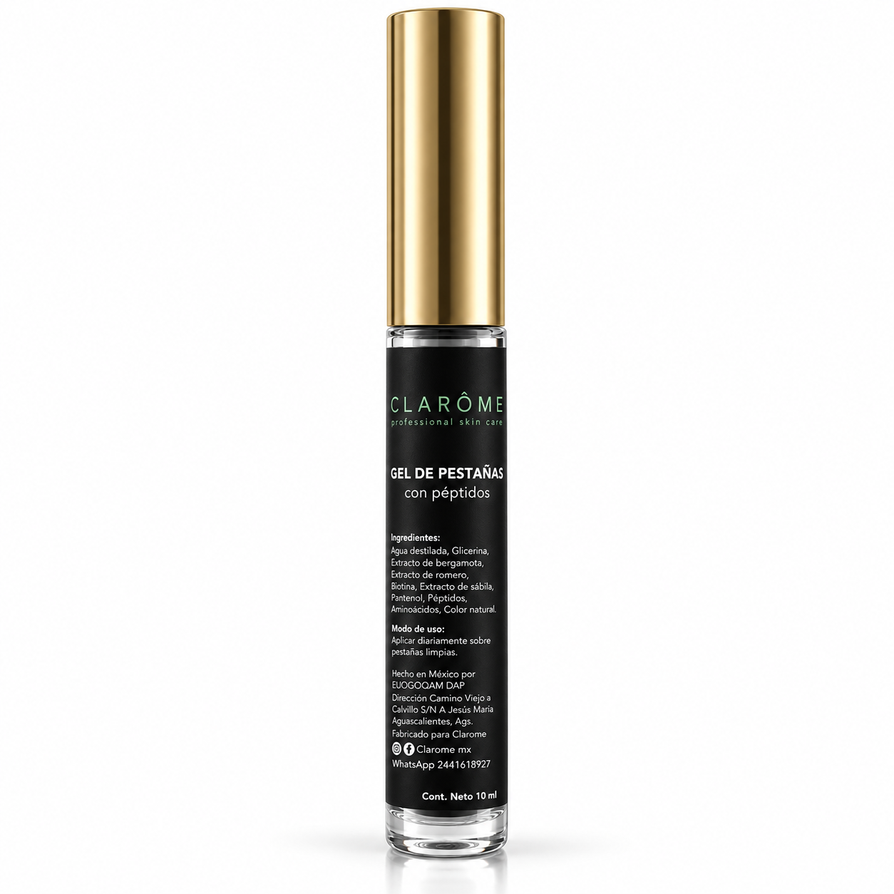Gel para Pestañas y Cejas con Queratina